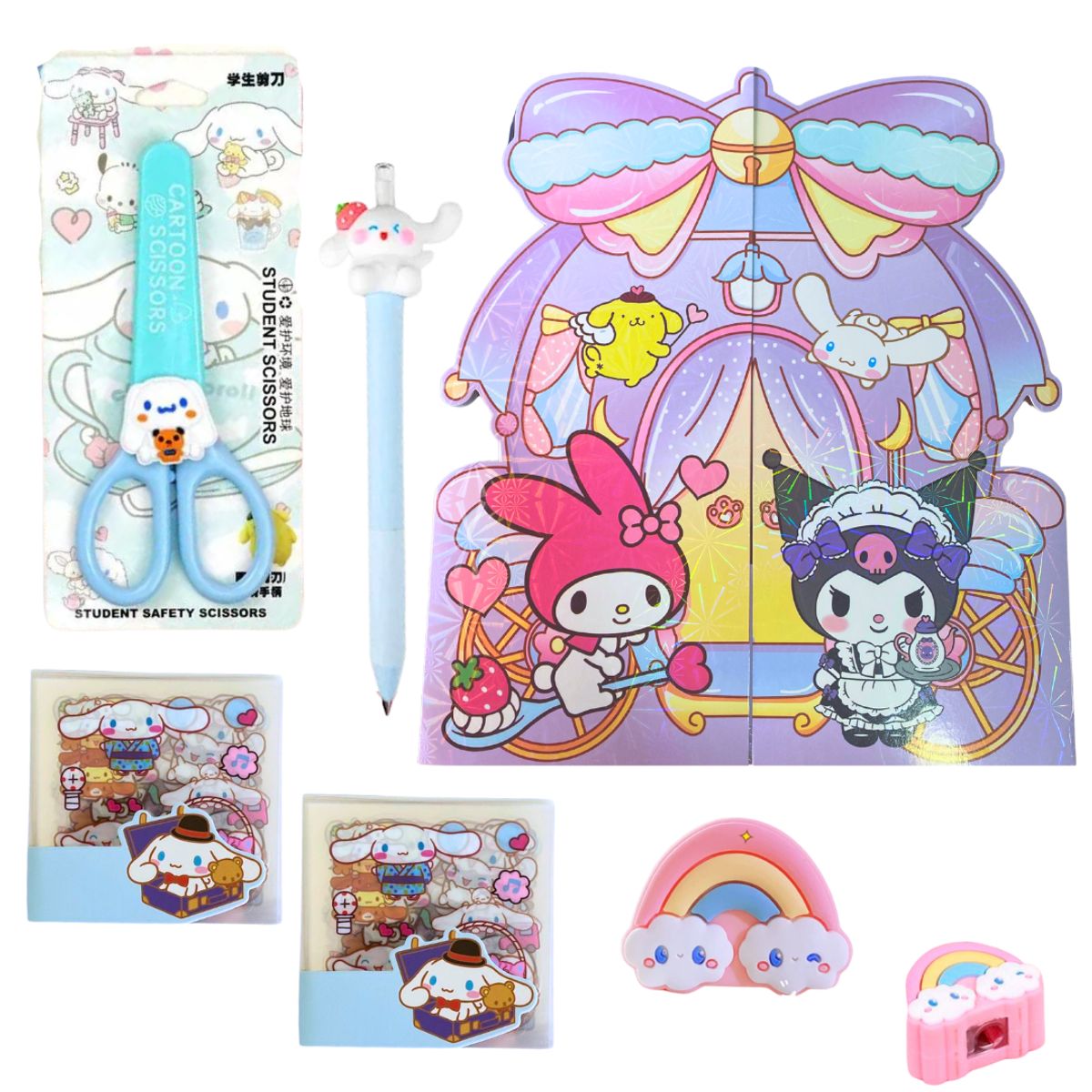 GENERICO - Box Regalo Papelería Kawaii De Cinnamon