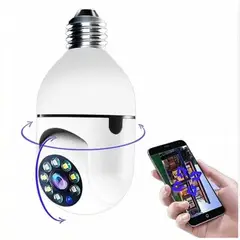 GENERICO - Camara Ampolleta Wifi Dia y noche Audio Bidireccional