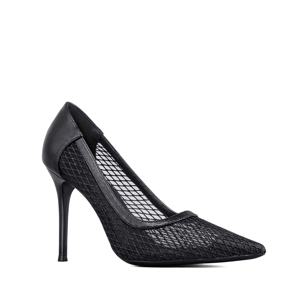 WEIDE - Zapato Taco Alto Elegante Malla Moda Mujer Weide GHE36