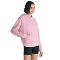 NEW BALANCE - Polerón Lifestyle Mujer Sport Essentials Rosado