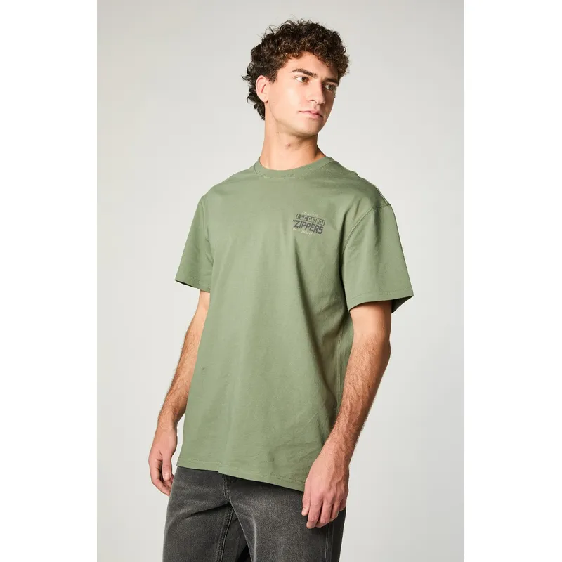 LEE - Polera Hombre Relaxed Zippers  Green