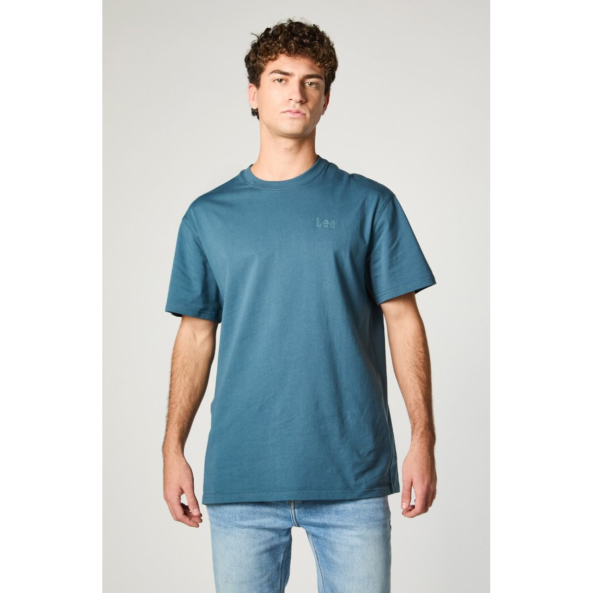 LEE - Polera Hombre Lee Basics Blue