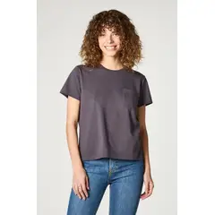 LEE - Polera Mujer One Pocket Embroidery Grey