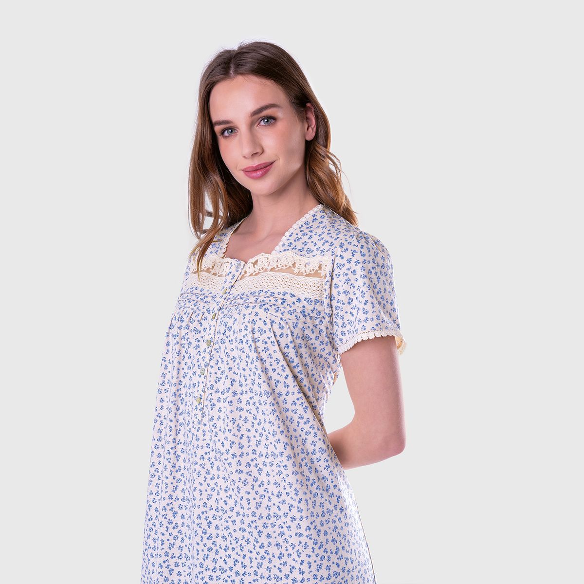 BAZIANI - Camisola larga manga corta Mujer 8691