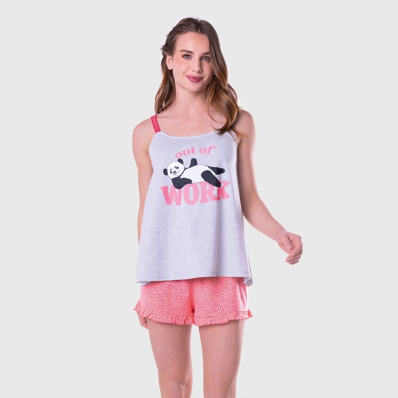 BAZIANI - Pijama Corto Mujer 8696