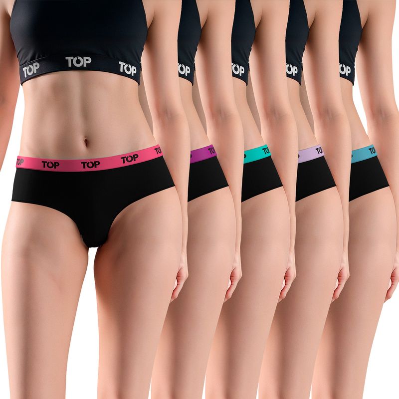 TOP - Calzón Culotte Algodón Pack 5 C1 Top