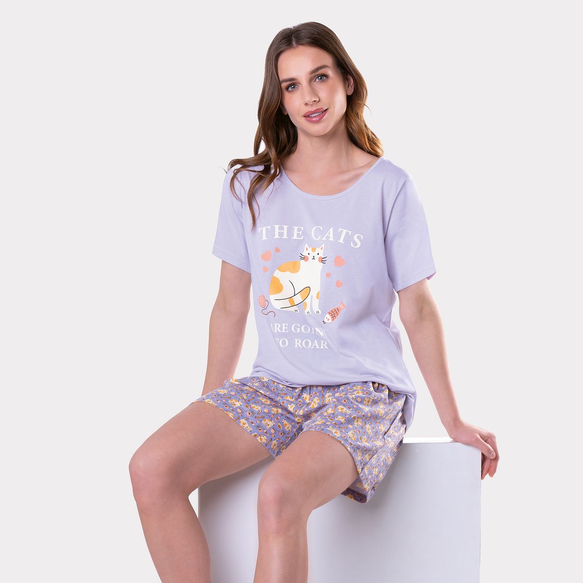 BAZIANI - Pijama Corto Mujer 8698