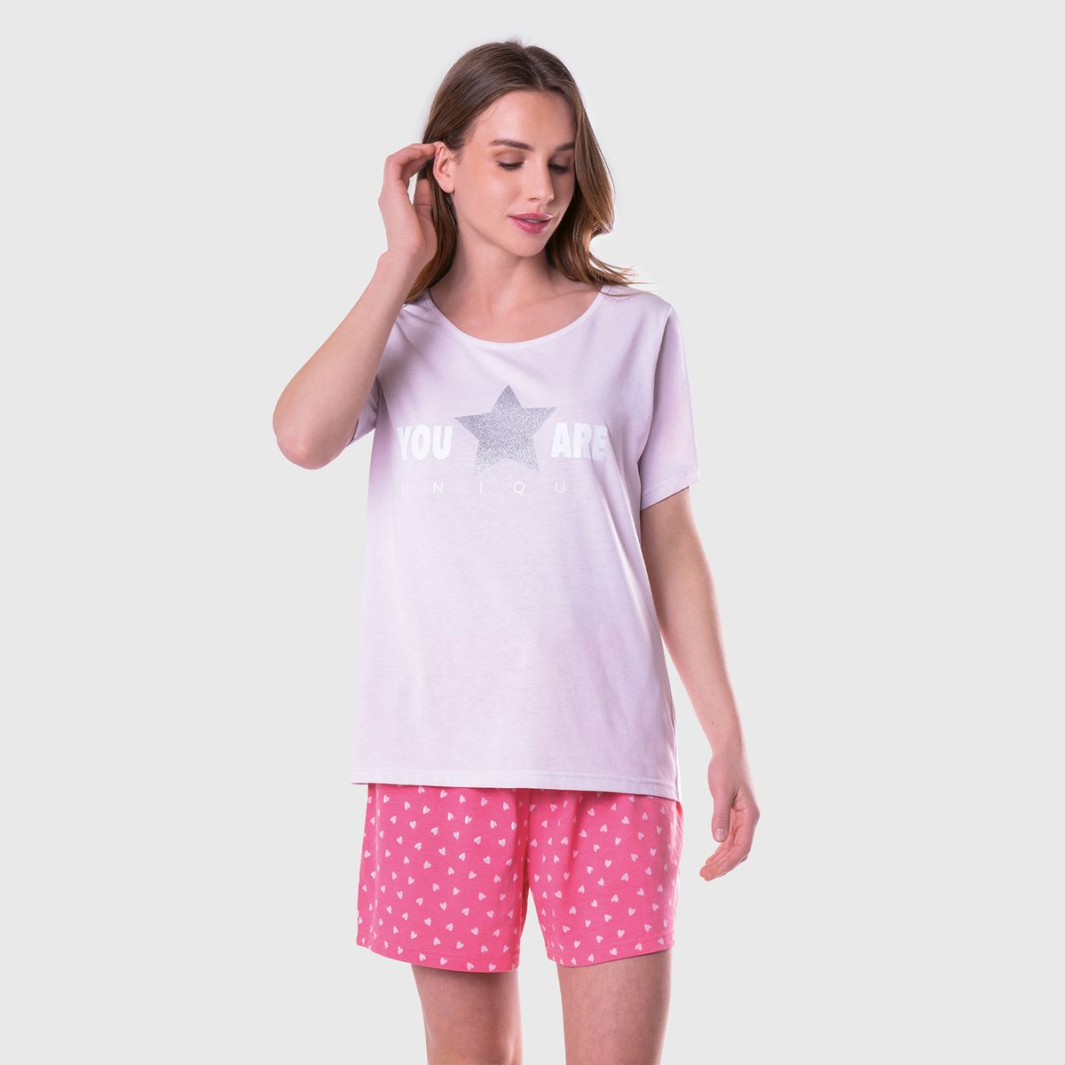 BAZIANI - Pijama Corto Mujer 8694