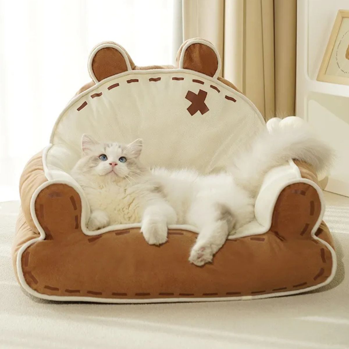 GENERICO - Cama Super Suave Tipo Sofa Para Mascotas Gato Y Perro 62CM
