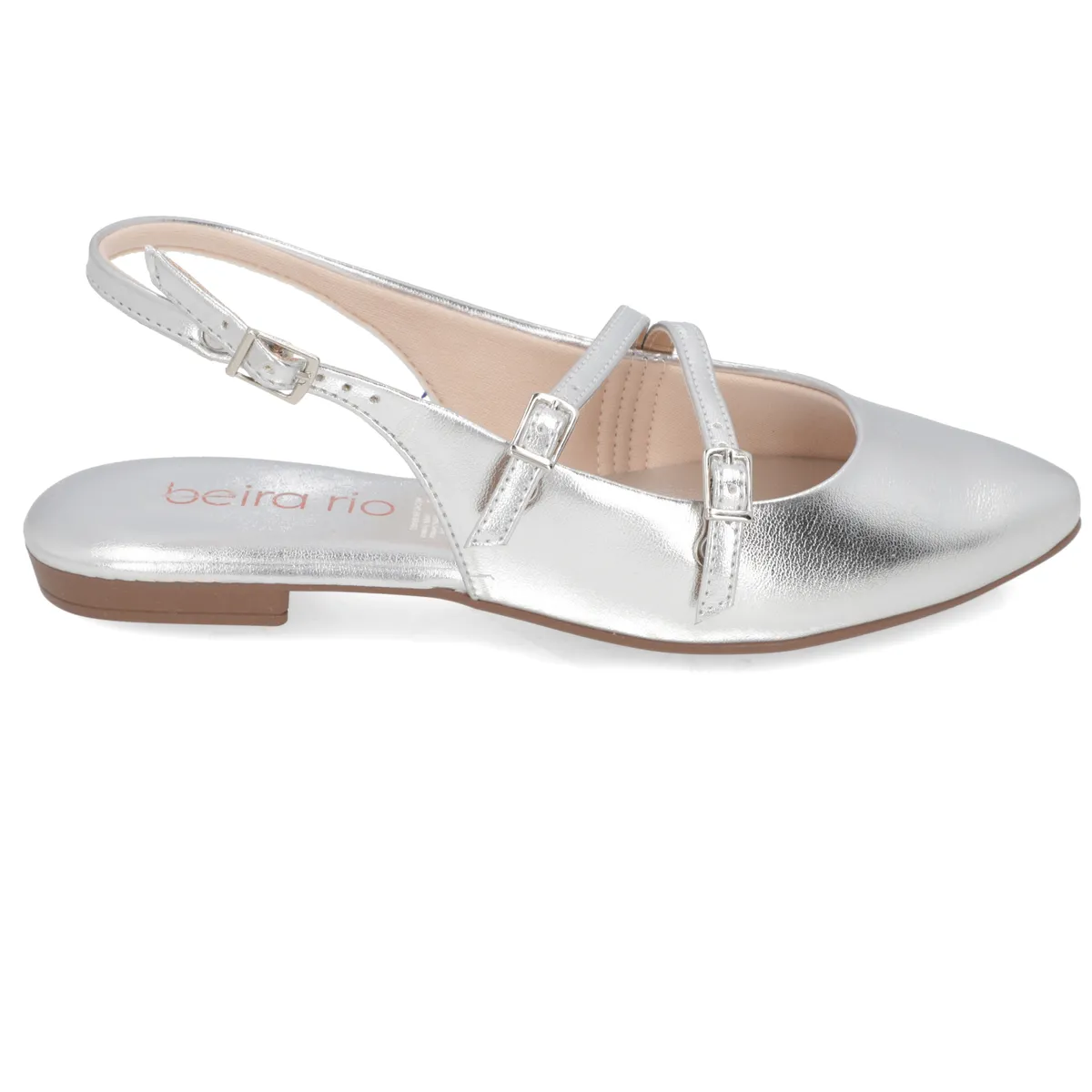 BEIRA RIO - Zapato Plano Mujer Beira Rio Gris