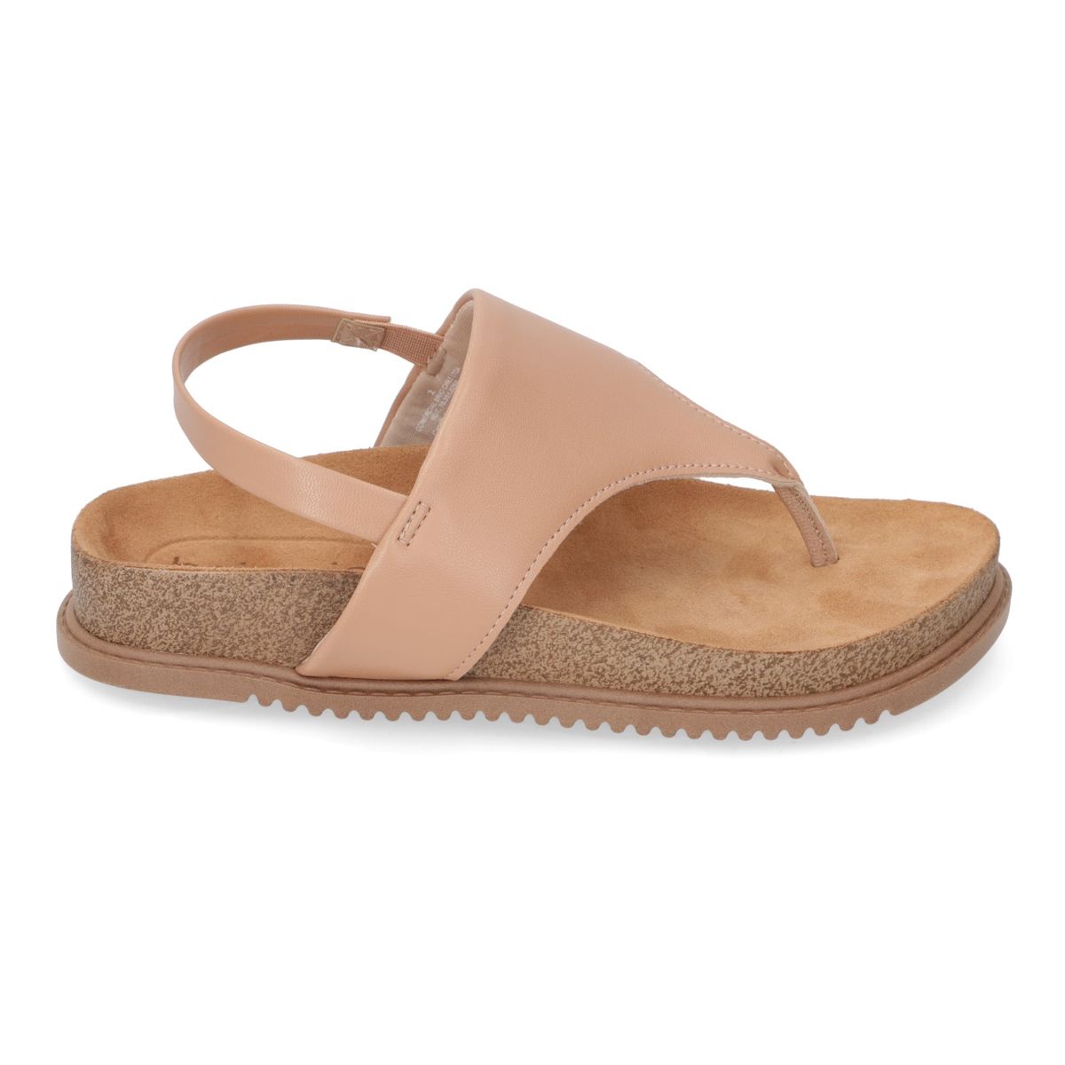 BEIRA RIO - Sandalia Plana Mujer Beira Rio Eco Cuero Nude