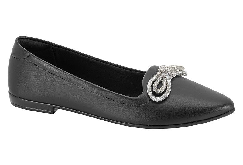 Zapato Plano Mujer Negro