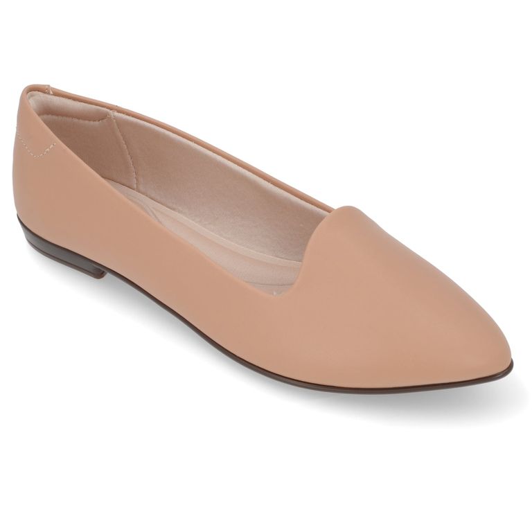 Zapato Plano Mujer Beige