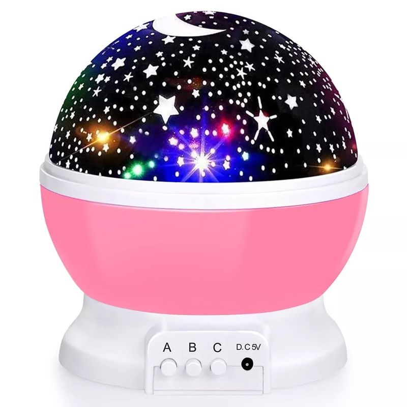 IRM - Lámpara Proyector De Estrellas Rosa
