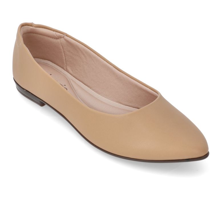 Zapato Plano Mujer Café