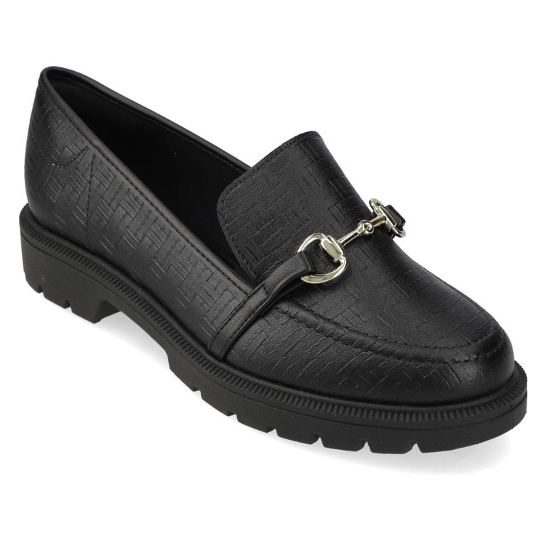 Zapato Plano Mujer Negro
