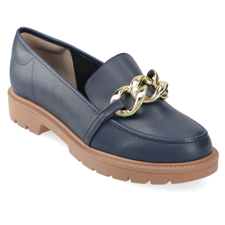 Zapato Plano Mujer Azul