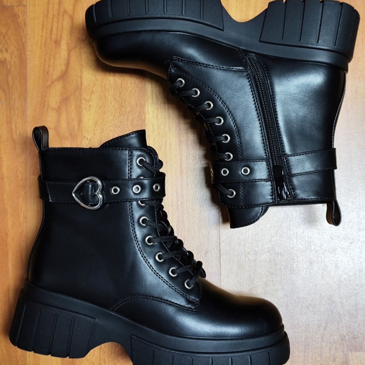 SNOOPY - Botin Mujer  color Negro  con Plataforma M509