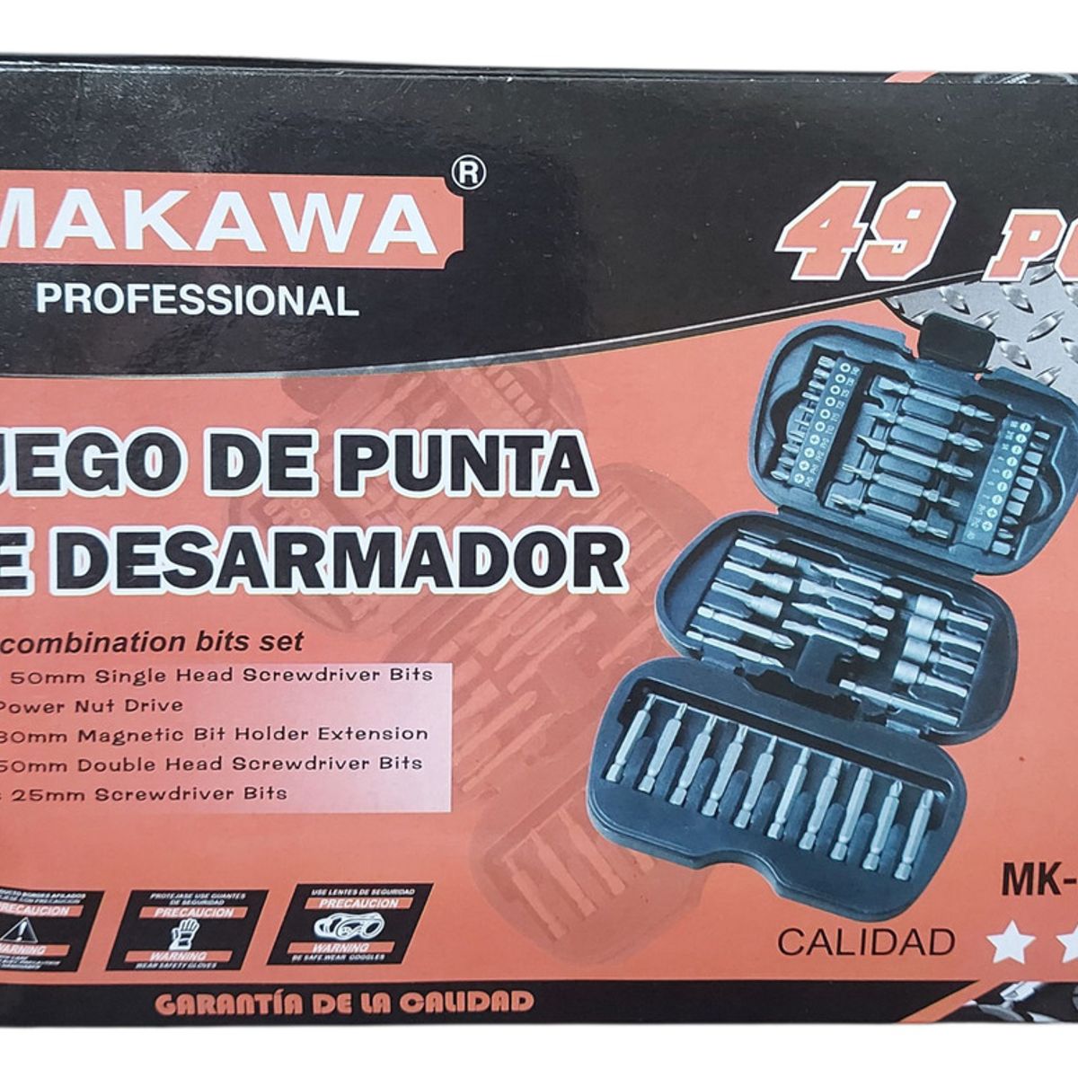 TOTAL - Juego De Puntas Para Destornillador O Taladro 49 Piezas