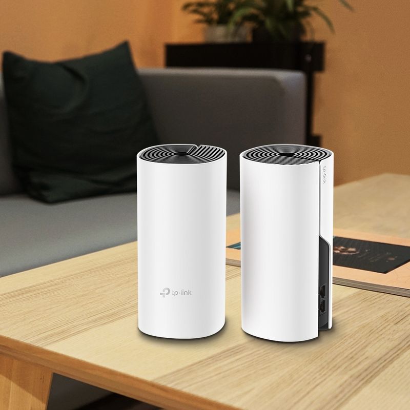 TP LINK - Set 3 Router Nodo Sistema Mesh Wi-Fi 5 AC1200 Doble Banda Deco M4 2xGigabit