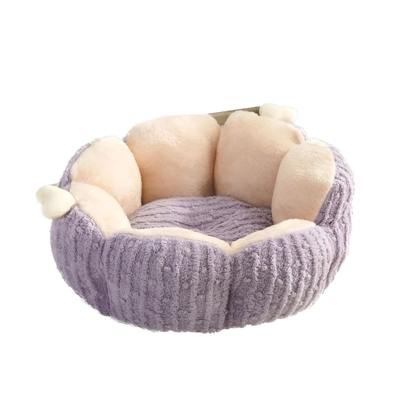 GENERICO - Cama 60cm Ultrasuave Antiestres Para Mascota Gatos Y Perros