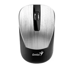 GENIUS - MOUSE OPTICO INALAMBRICO USB NX-7015 NEGROPLATEADO