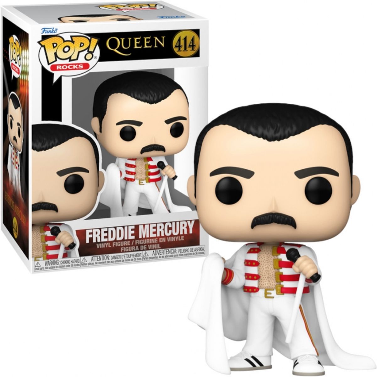 FUNKO - FUNKO 75374 POP ROCKS QUEEN FREDDIE MERCURY WITH CAPE