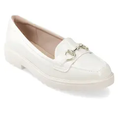 MODARE - Zapato Plano Mujer Blanco