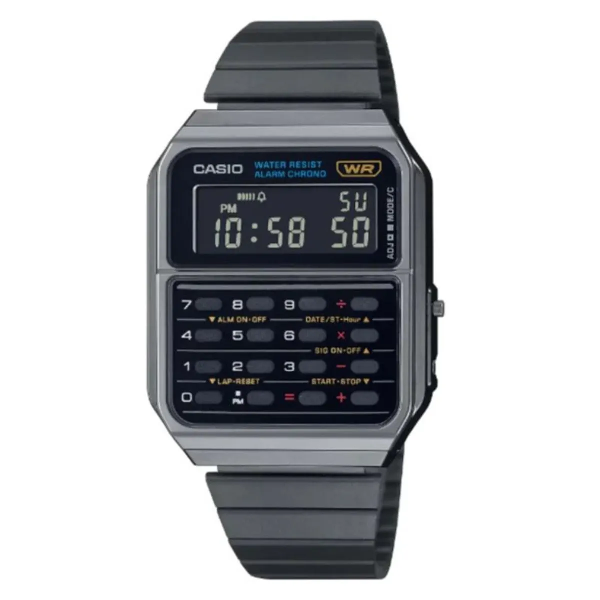 CASIO - Reloj Calculadora Casio Unisex CA-500WEGG-1BDF
