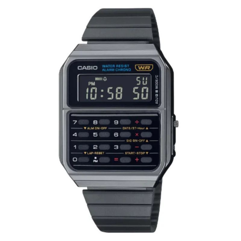 CASIO - Reloj Calculadora Casio Unisex CA-500WEGG-1BDF