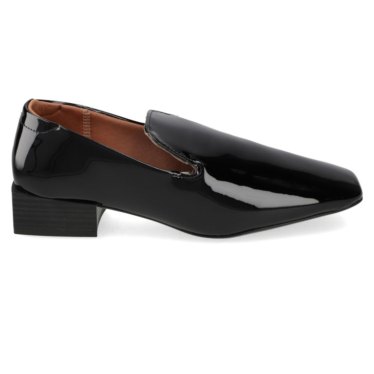 Zapato Plano Mocasin de Mujer color Negro