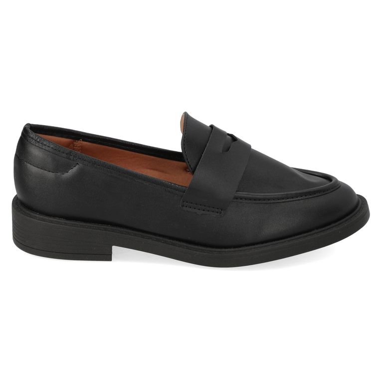 Zapato Plano Mocasin de Mujer color Negro