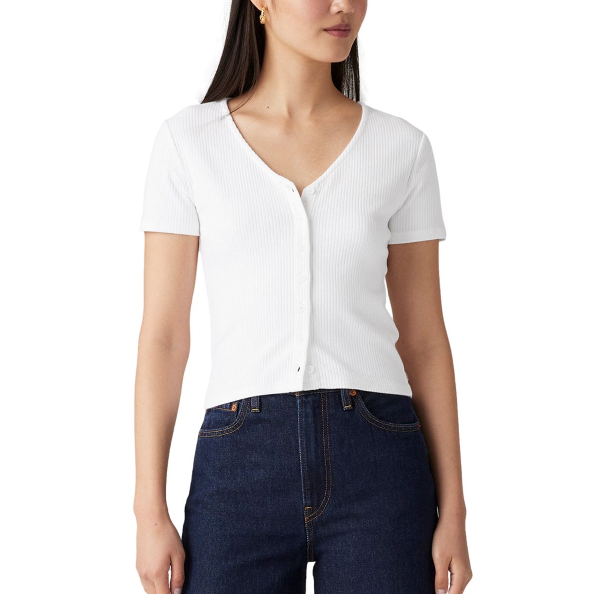 LEVIS - Polera Mujer Muse Tee Blanco Levis