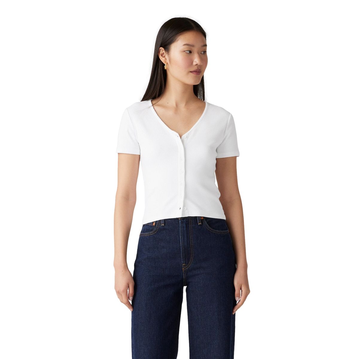 LEVIS - Polera Mujer Muse Tee Blanco Levis