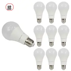 STANFORD - Pack 10 Ampolleta Led Clásica 7w Luz Cálida