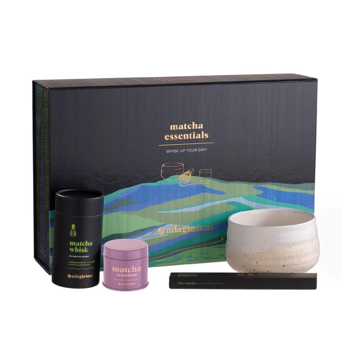 ADAGIO TEAS - Pack Matcha Arándano Bowl - Blanco