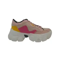 HERIEL - Zapatilla Rosa Plataforma