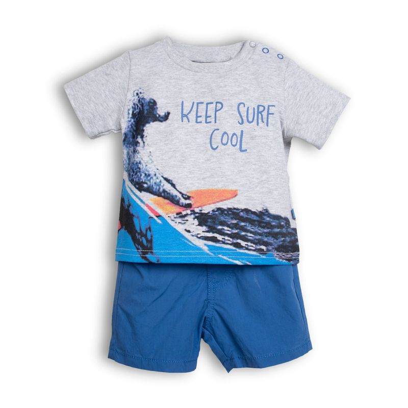 PILLIN - Conjunto Bebe  Azul Pillin PVC839-25AZU