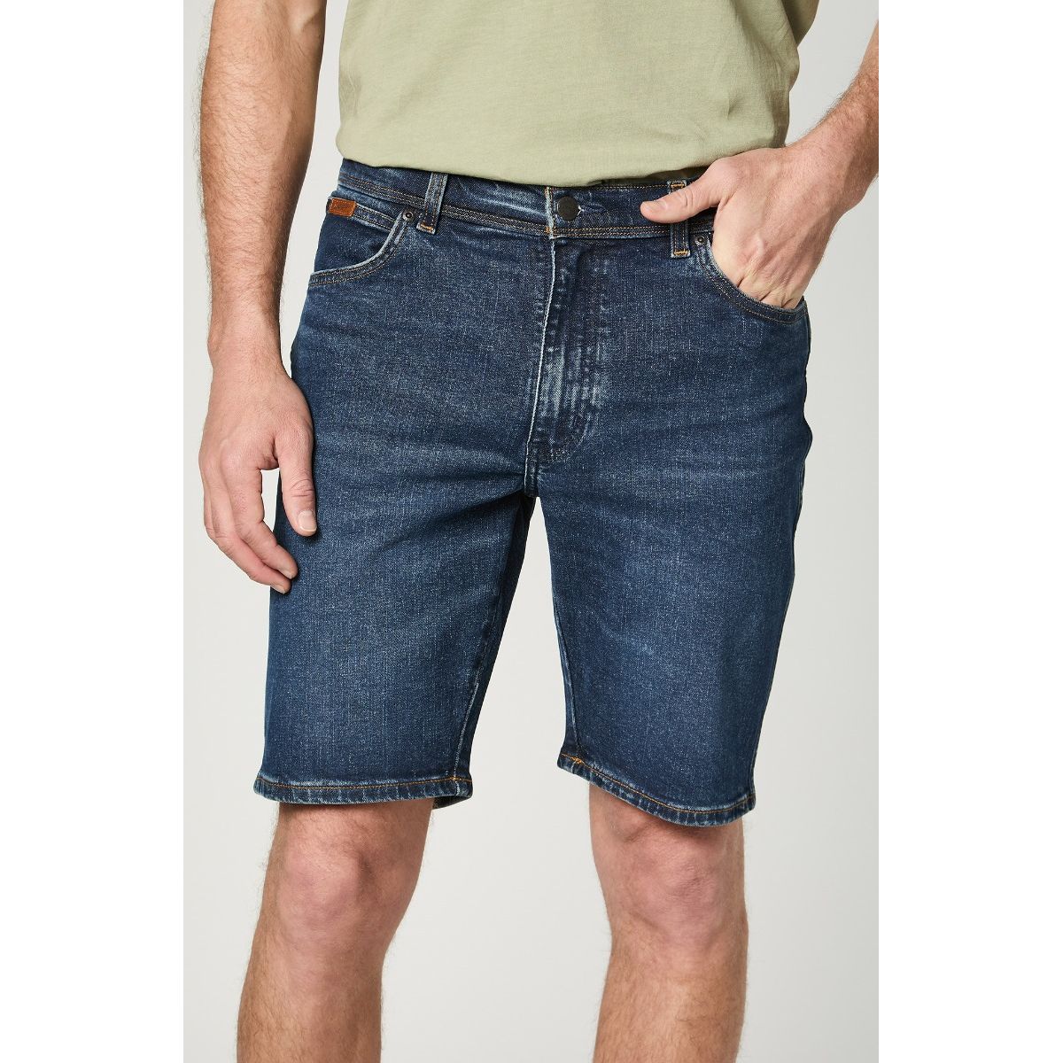 WRANGLER - Shorts Hombre Texas Mid Blue