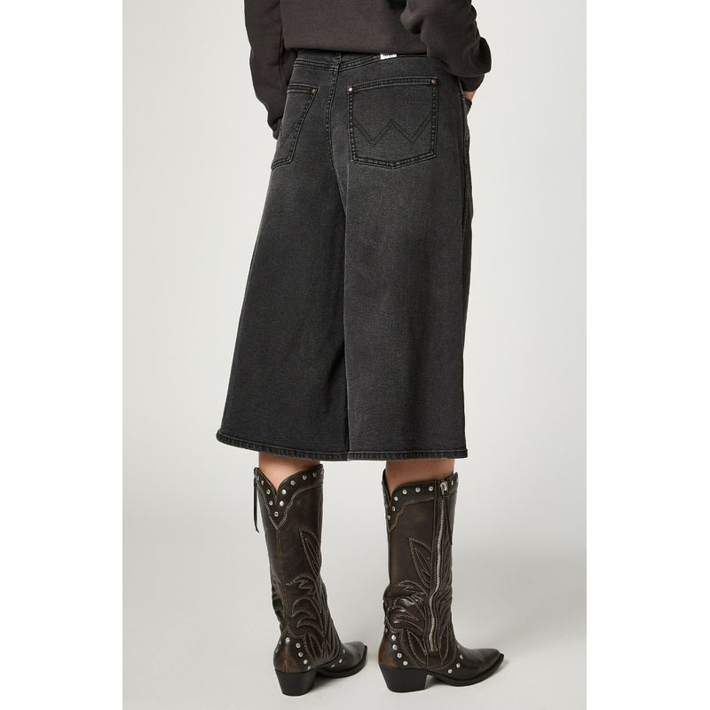 WRANGLER - Short Mujer Wrancher Long Black