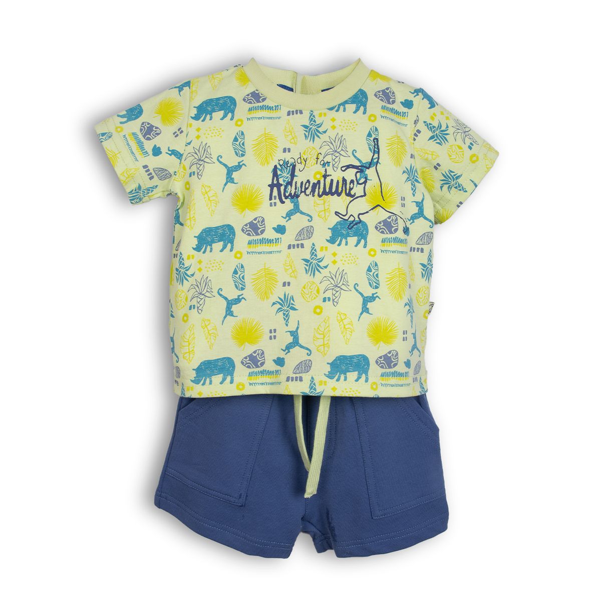 PILLIN - Conjunto Bebe  Azul Piedra Pillin PVC650-25AZP