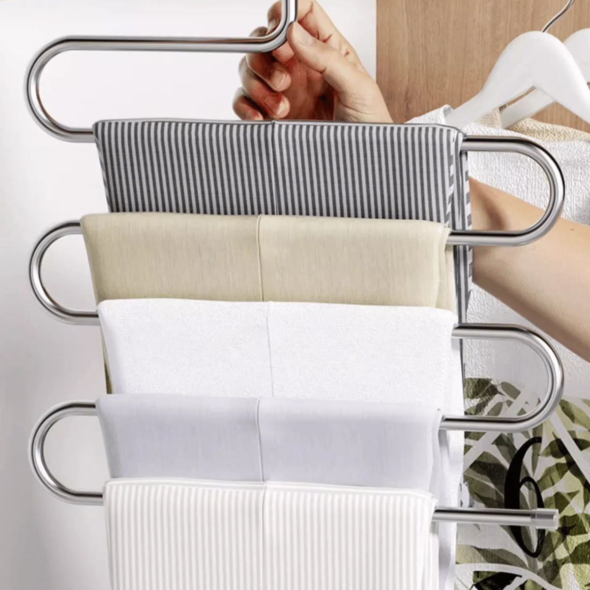 GENERICO - colgador de 5 pantalones