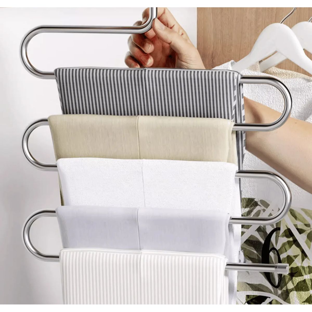 GENERICO - colgador de 5 pantalones