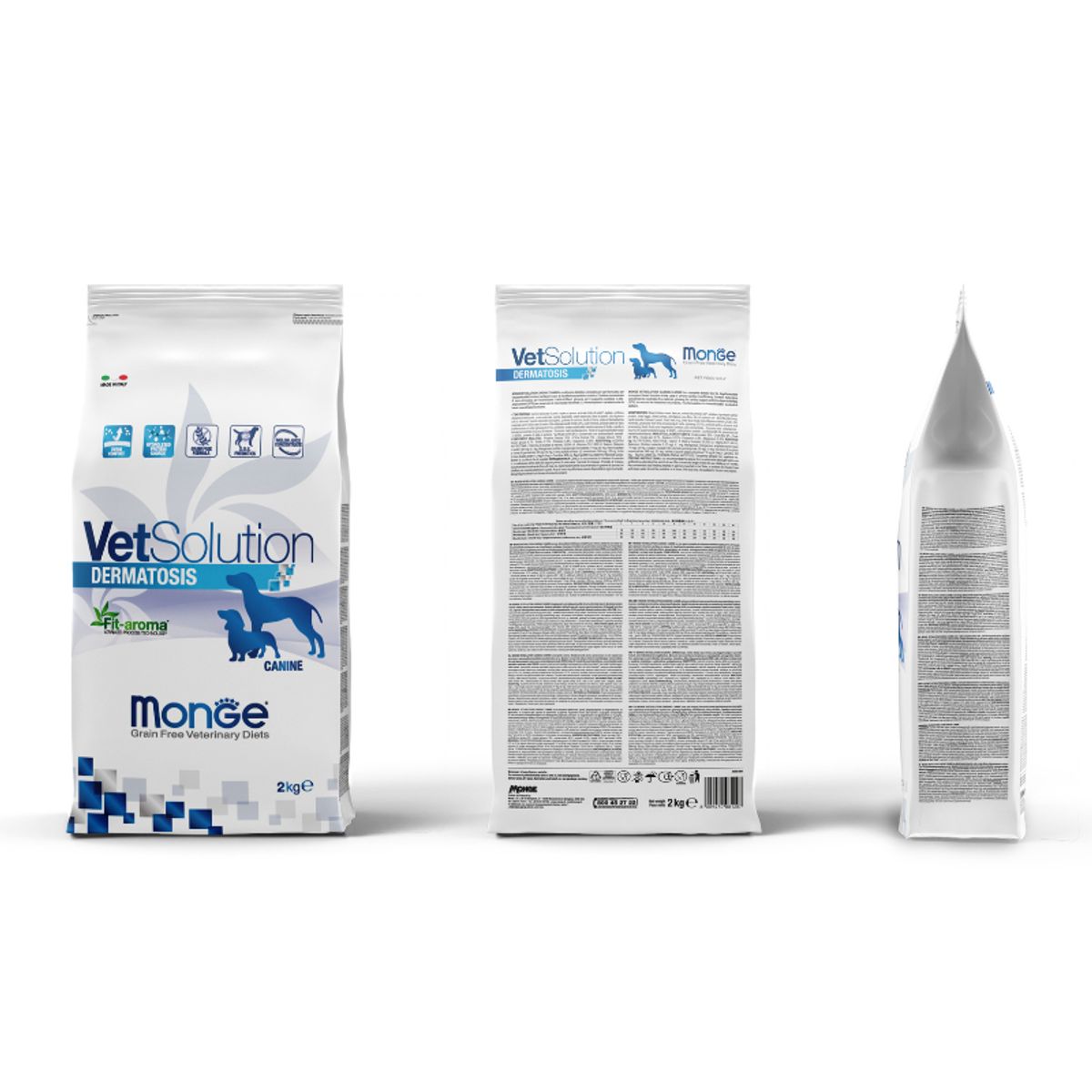 MONGE - Monge Alimento Premiun para perros Vet Solution Dermatosis