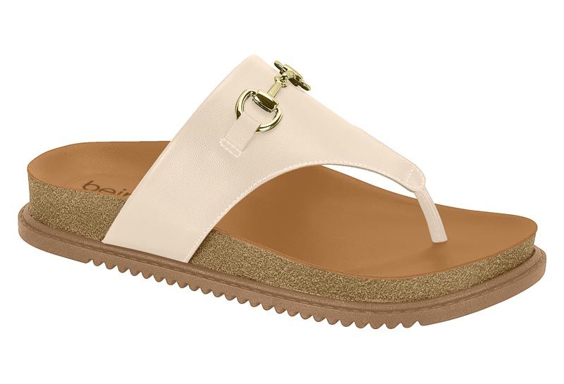 Sandalia Mujer Beige
