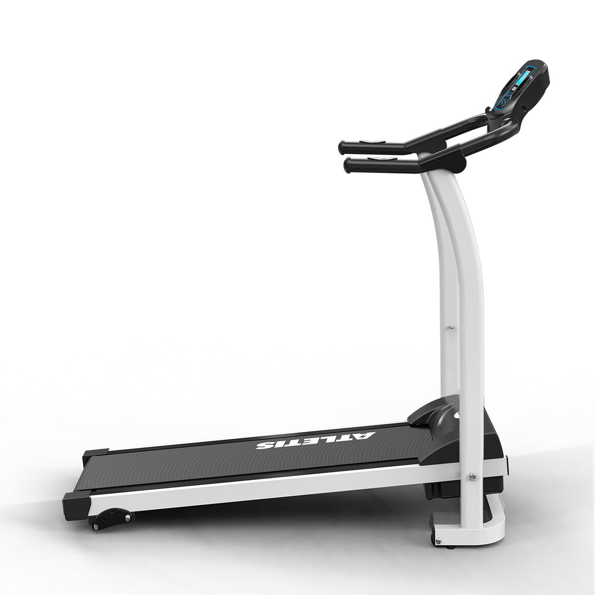 ATLETIS - Trotadora X200 12 kmh 2 HP Inclinación Manual Blanco