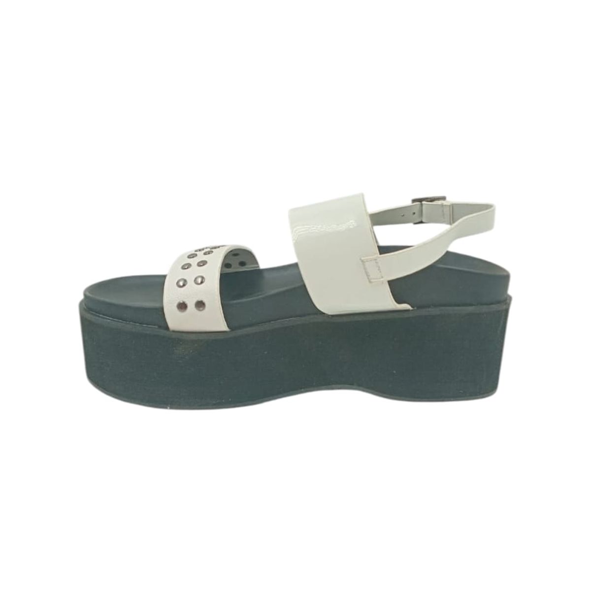 HERIEL - Sandalia Blanca Plataforma