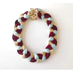 MARIA LA BIYUX - Collar Red Velvet Queen