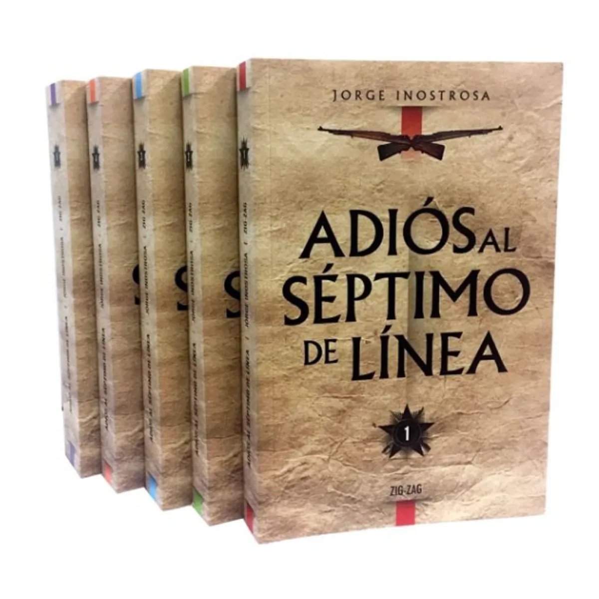 EDITORA ZIG ZAG - ADIÓS AL 7mo DE LÍNEA 5 Tomos