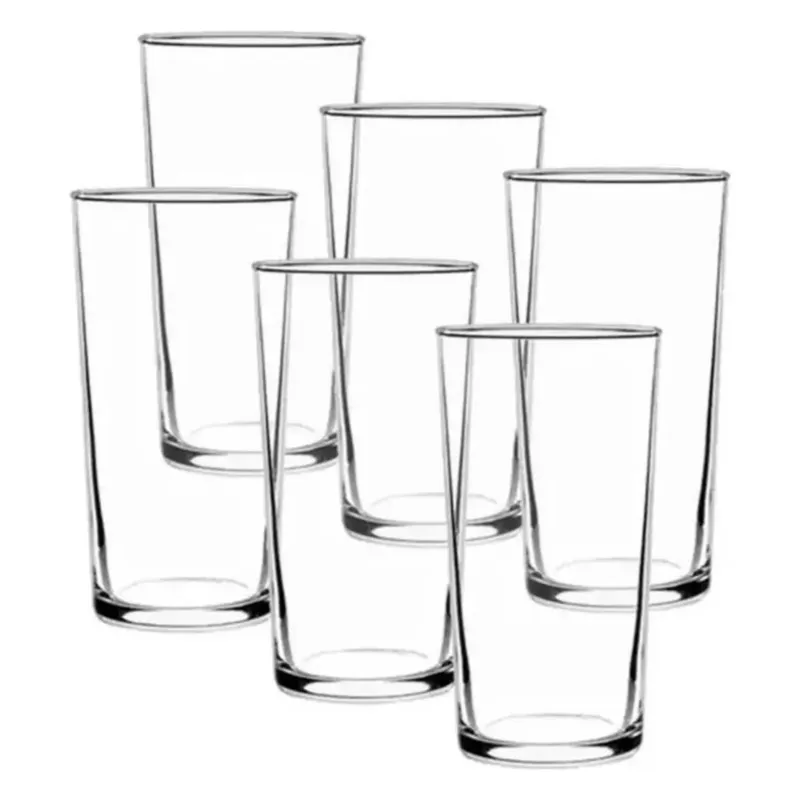 ALLEGRA - Set 6 Vasos Altos Montecarlo 340mL Allegra Transparente